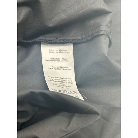 ASICS Women's Hooded Packable Jacket, Black, Sz. L - Picture 8 of 13